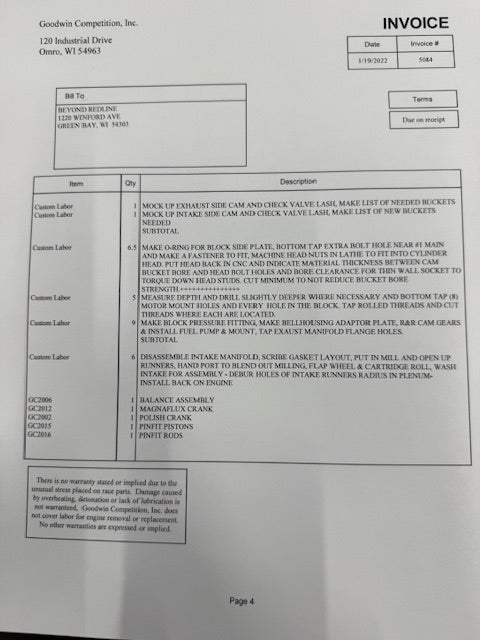 Bullet Billet 2jz wetblock 3.4L Stroker