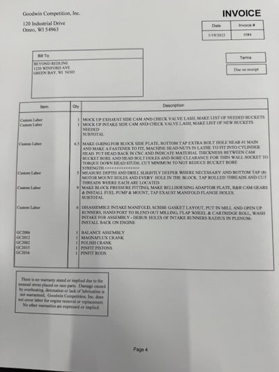 Bullet Billet 2jz wetblock 3.4L Stroker