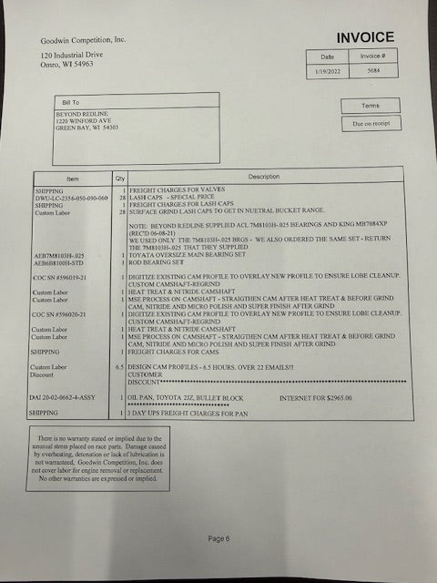 Bullet Billet 2jz wetblock 3.4L Stroker