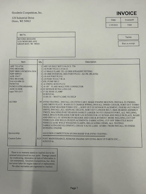 Bullet Billet 2jz wetblock 3.4L Stroker