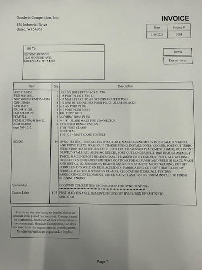 Bullet Billet 2jz wetblock 3.4L Stroker