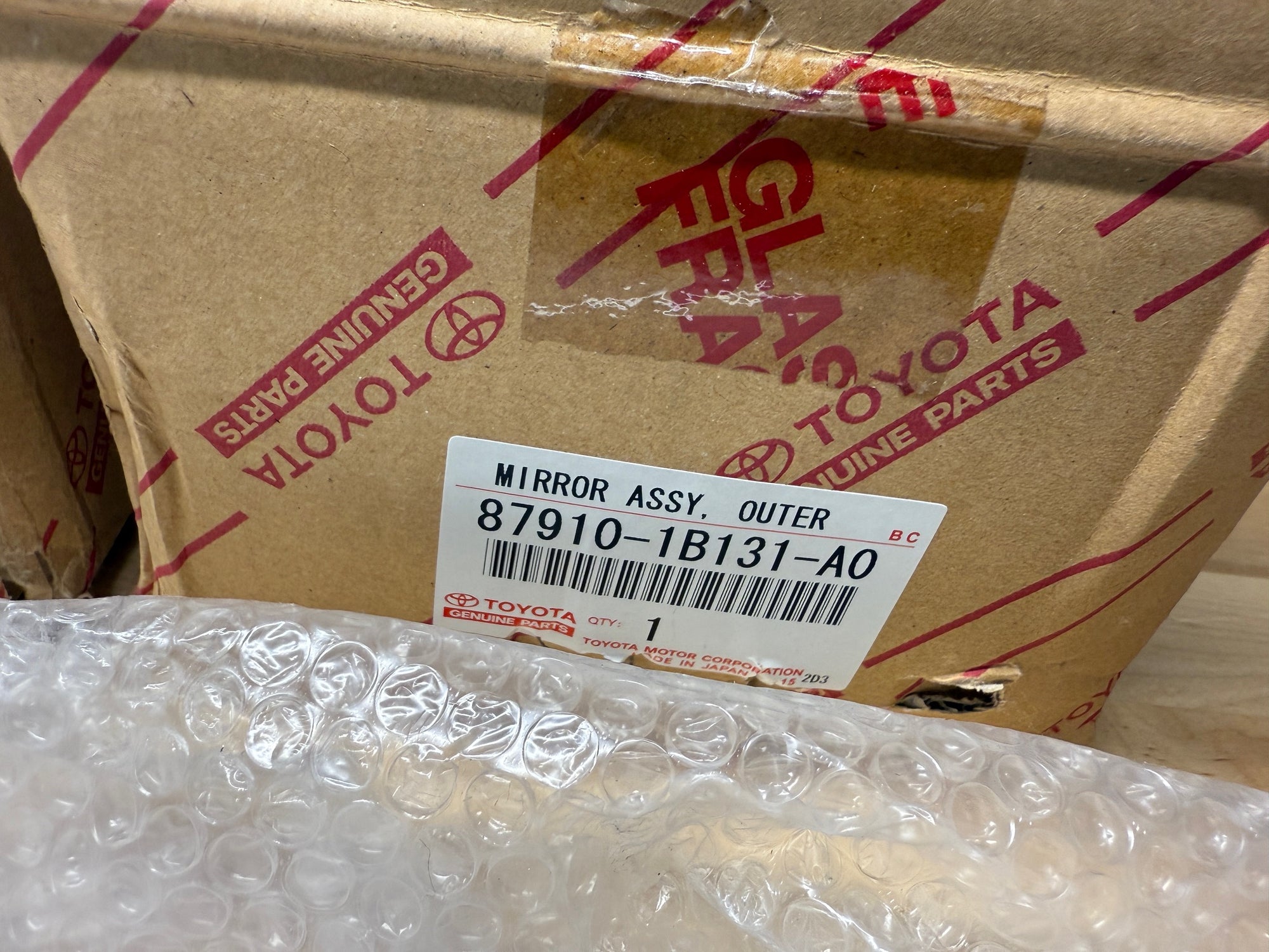 Toyota Supra MK4 Door Mirror Pair DISCONTINUED RARE! Super White 040