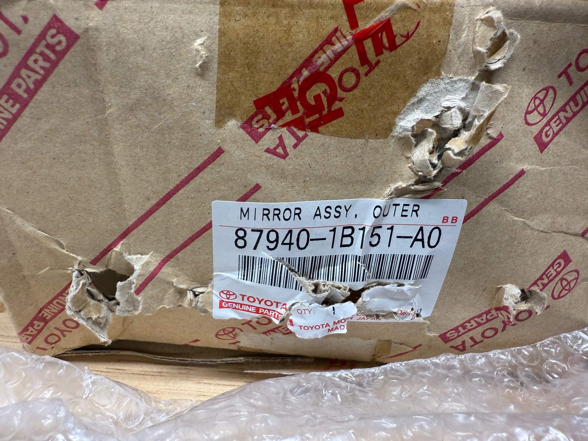 Toyota Supra MK4 Door Mirror Pair DISCONTINUED RARE! Super White 040