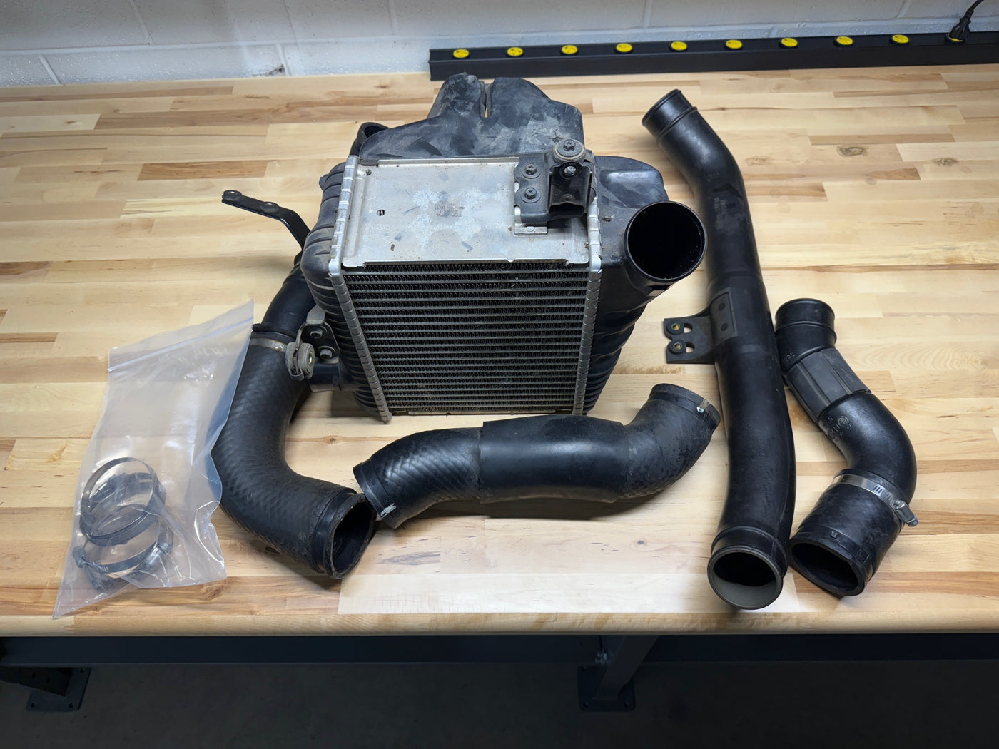 Toyota Supra MK4 OEM intercooler and piping kit w/ clamps