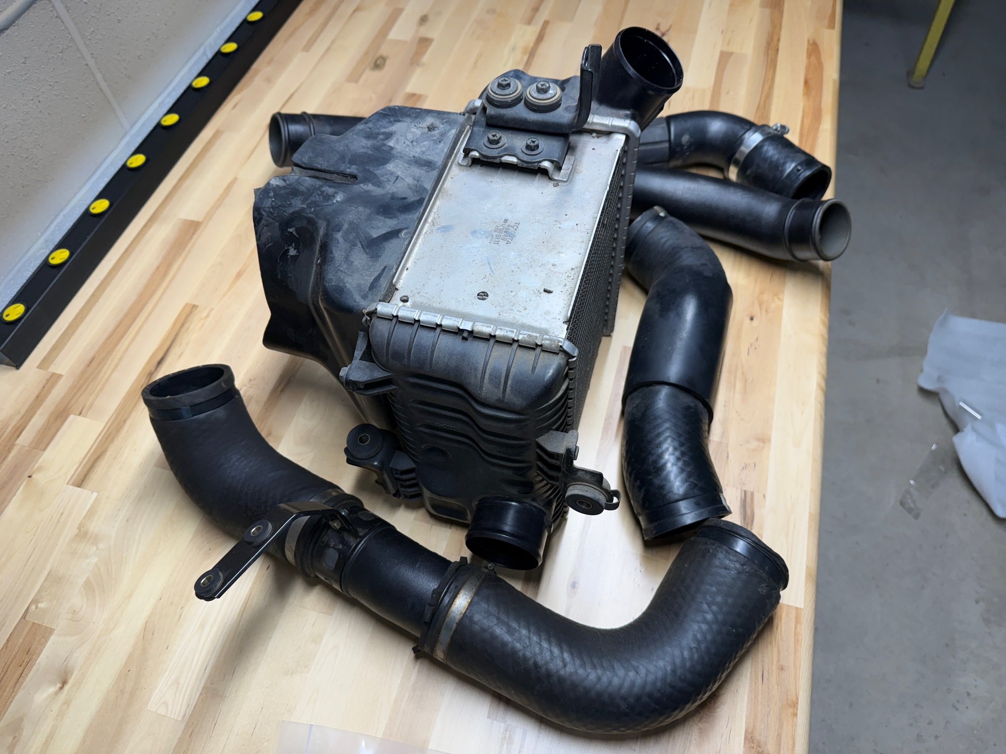 Toyota Supra MK4 OEM intercooler and piping kit w/ clamps