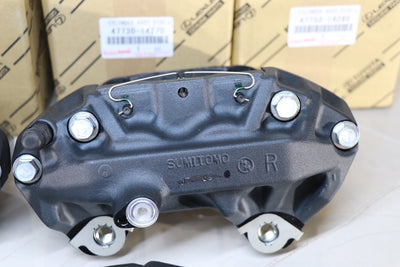 Toyota Supra MK4 new parts-brake calipers set backside close up RH side