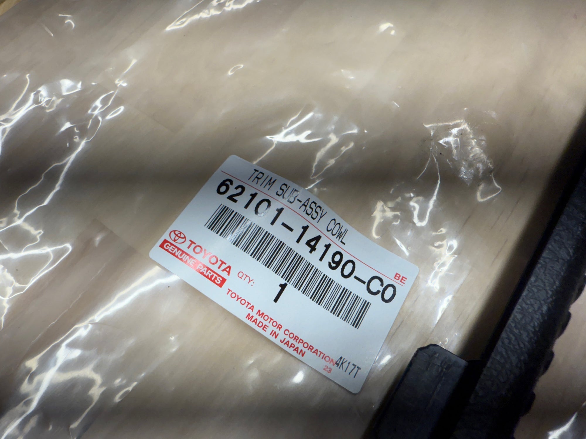 Toyota Supra MK4 USED side door trim kick panel LHD USDM RARE!! 62102-14250-C0 and 62101-14190-C0