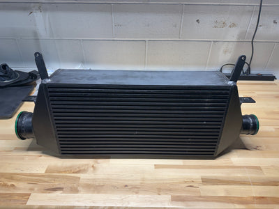 ETS 6" Intercooler-Anodized Black-Vibrant HD Ferrules
