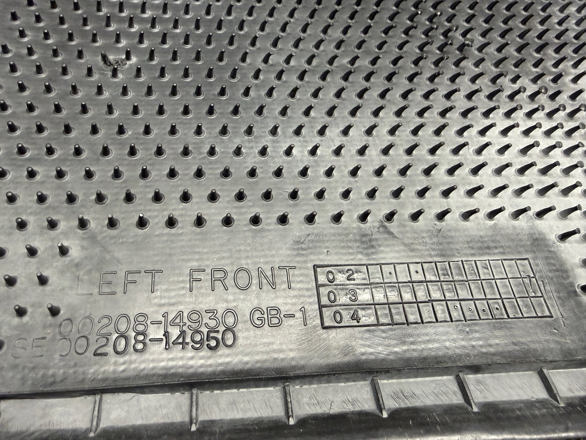 Toyota Supra MK4 93-98 Supra OEM USDM Used Floor Mats