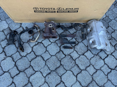 Toyota Supra MK4 turbo used OEM twin turbo set extras